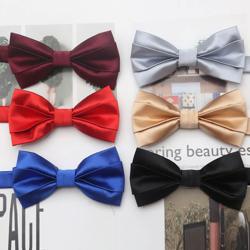 Men's Casual Simple Classic Solid Color Bow Tie - image 0