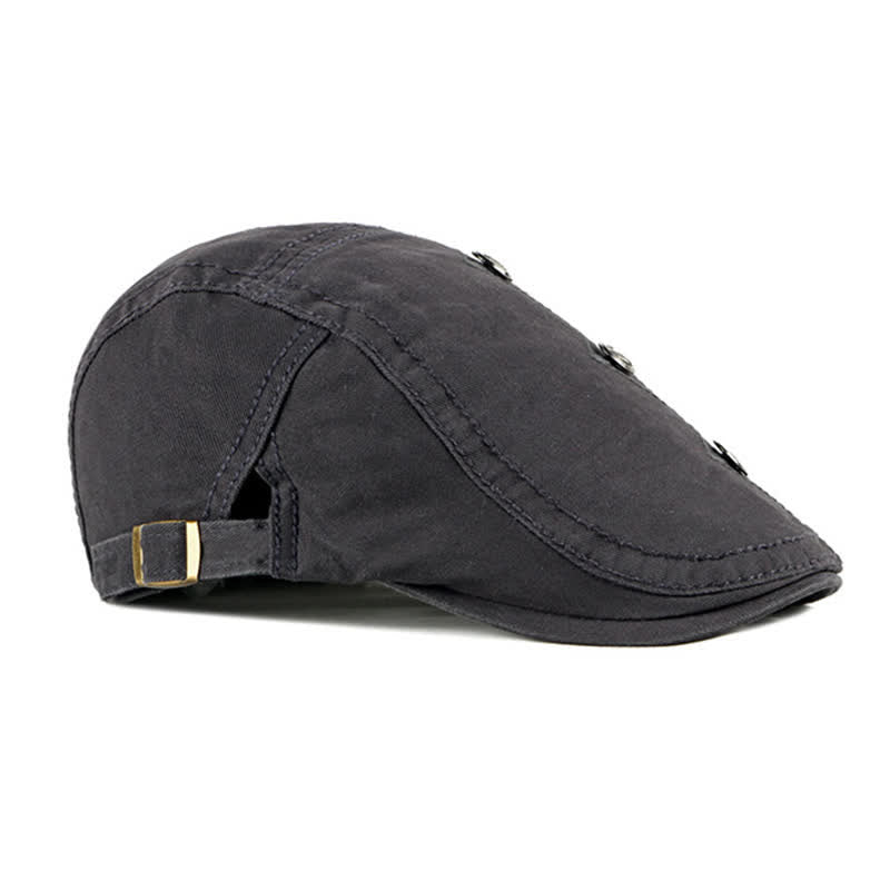 Stylish Punk Rivet Decors Flat Beret Hat - image 13