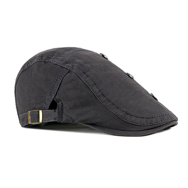 Stylish Punk Rivet Decors Flat Beret Hat - image 13