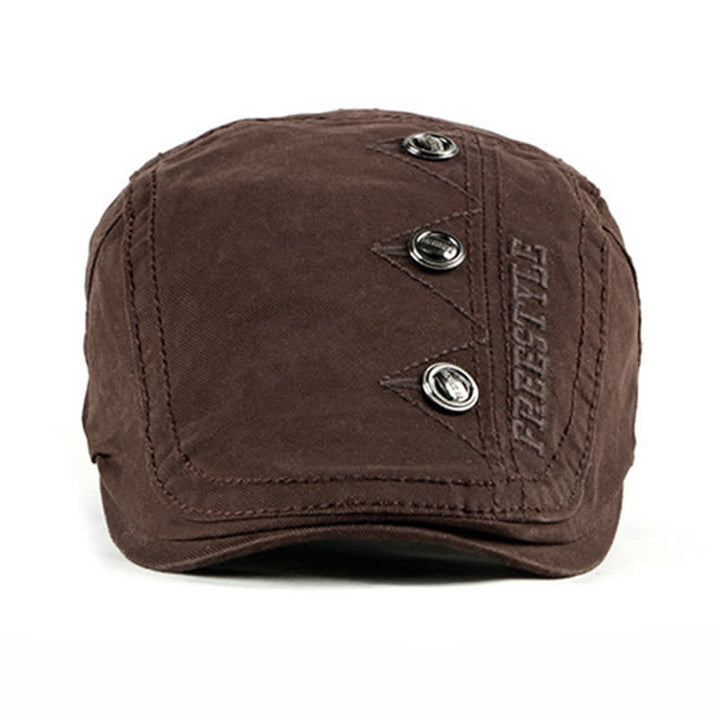 Stylish Punk Rivet Decors Flat Beret Hat - image 10