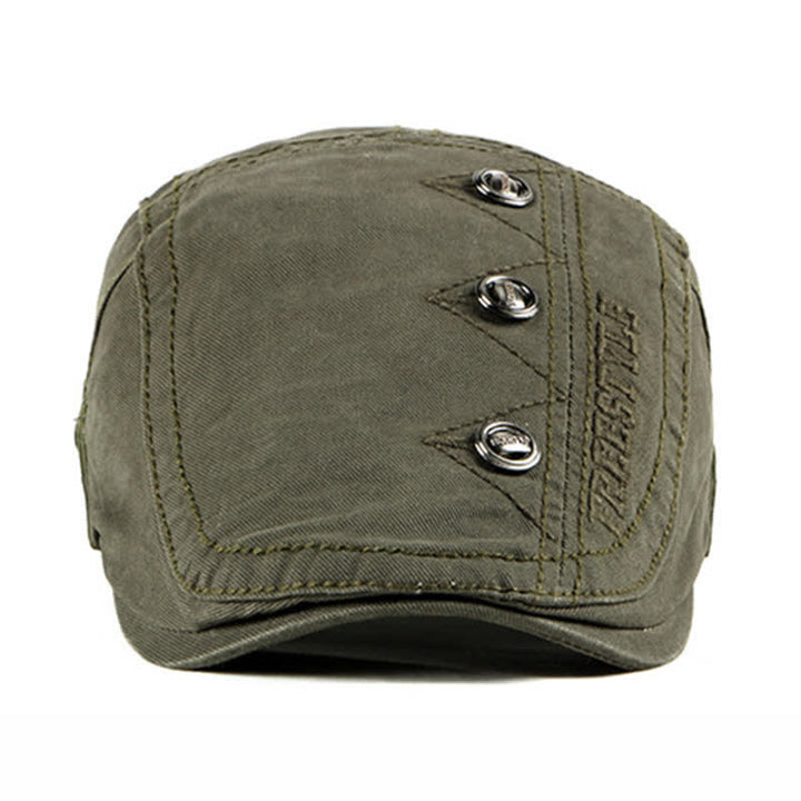 Stylish Punk Rivet Decors Flat Beret Hat - image 15