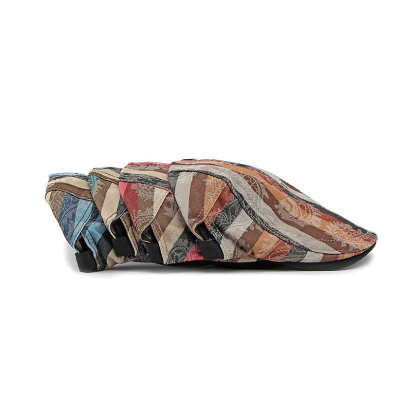 Four Seasons PaIsley Striped Flat Beret Hat - image 6