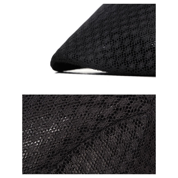 Mesh Summer Solid Color Flat Beret Hat - image 2