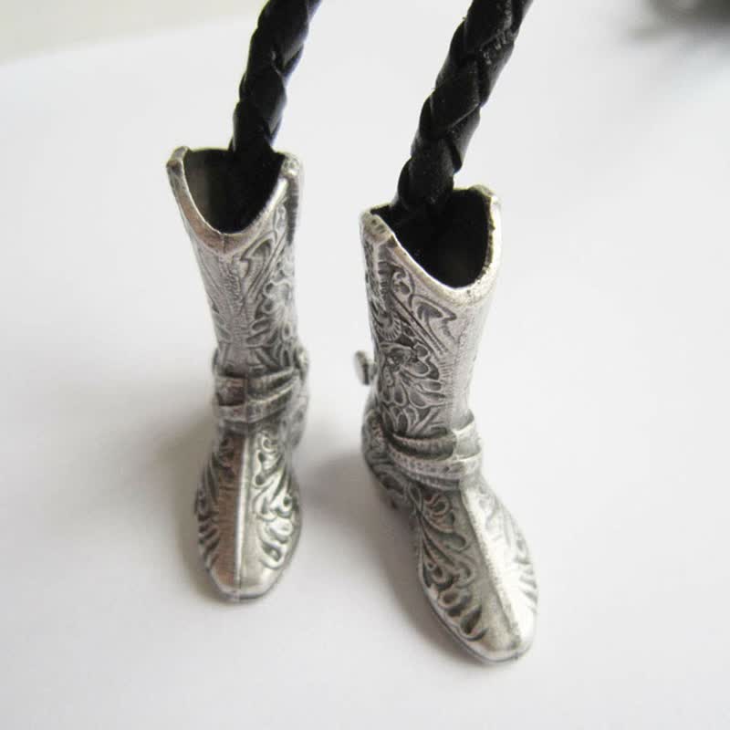 Country Cowboy Life Hat Pendant Bolo Tie - image 3