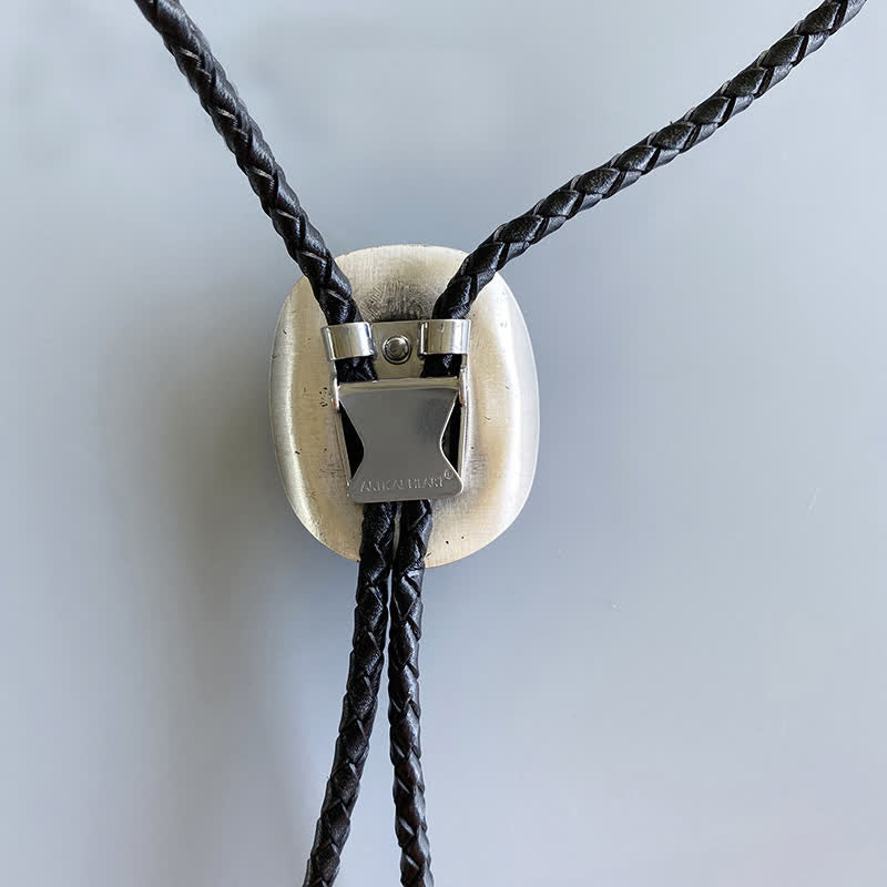 Country Cowboy Life Hat Pendant Bolo Tie - image 4