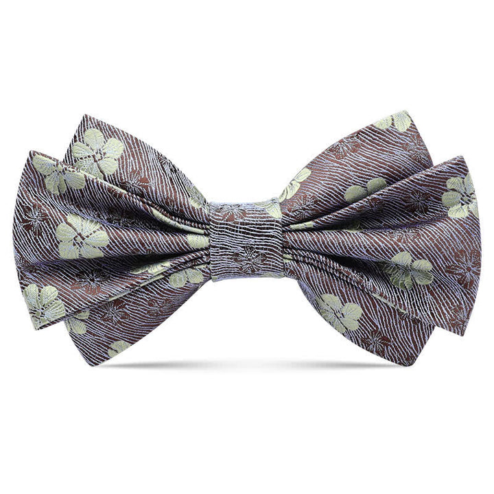 Men's Little Daisy Luxury Floral Bow Tie - Light Blue - image 0