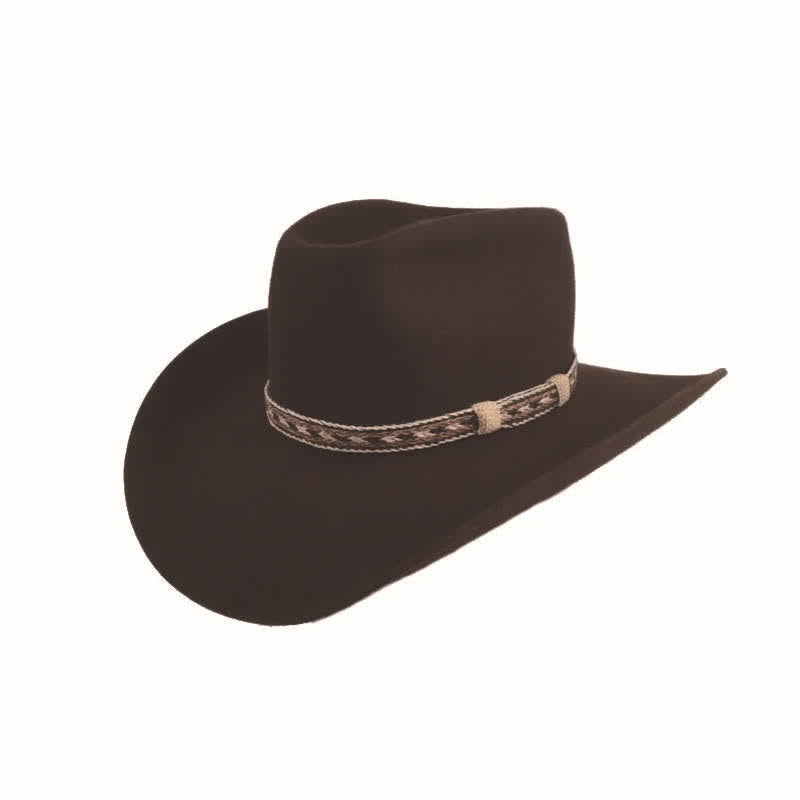 Western Classic Wide Brim Wool Cowboy Hat - image 3