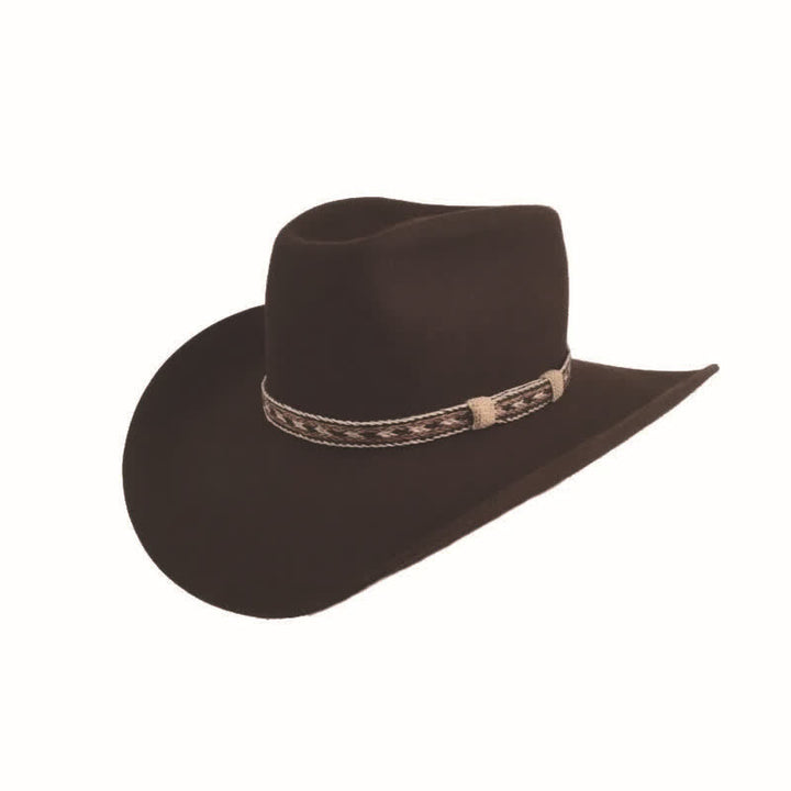 Western Classic Wide Brim Wool Cowboy Hat - image 3