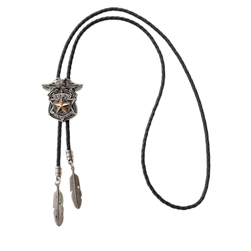 Eagle & Star Western Personalized Bolo Tie - image 8