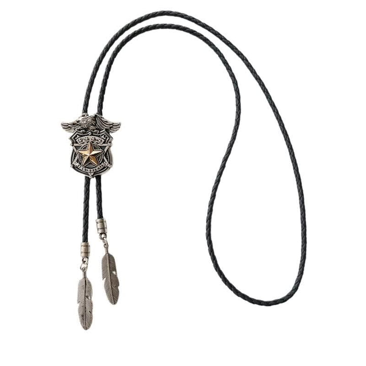 Eagle & Star Western Personalized Bolo Tie - image 8