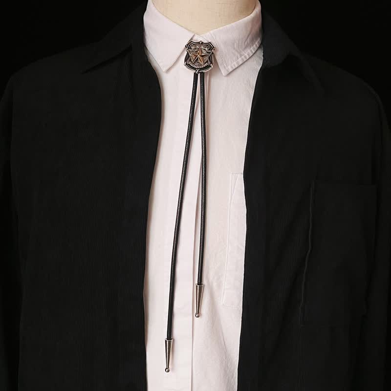 Eagle & Star Western Personalized Bolo Tie - image 10