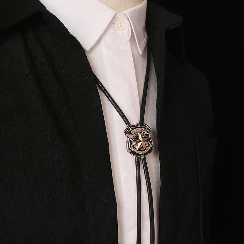 Eagle & Star Western Personalized Bolo Tie - image 11