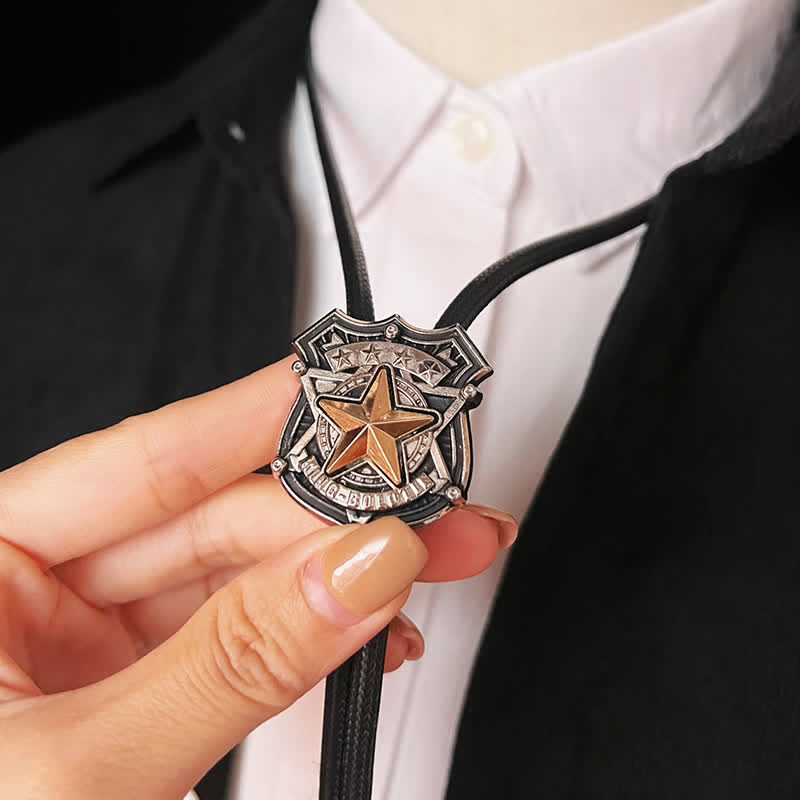 Eagle & Star Western Personalized Bolo Tie - image 12