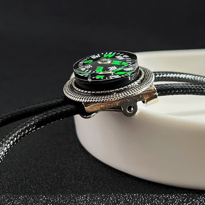 Fasion Compass Style Casual Accessory Bolo Tie - image 2