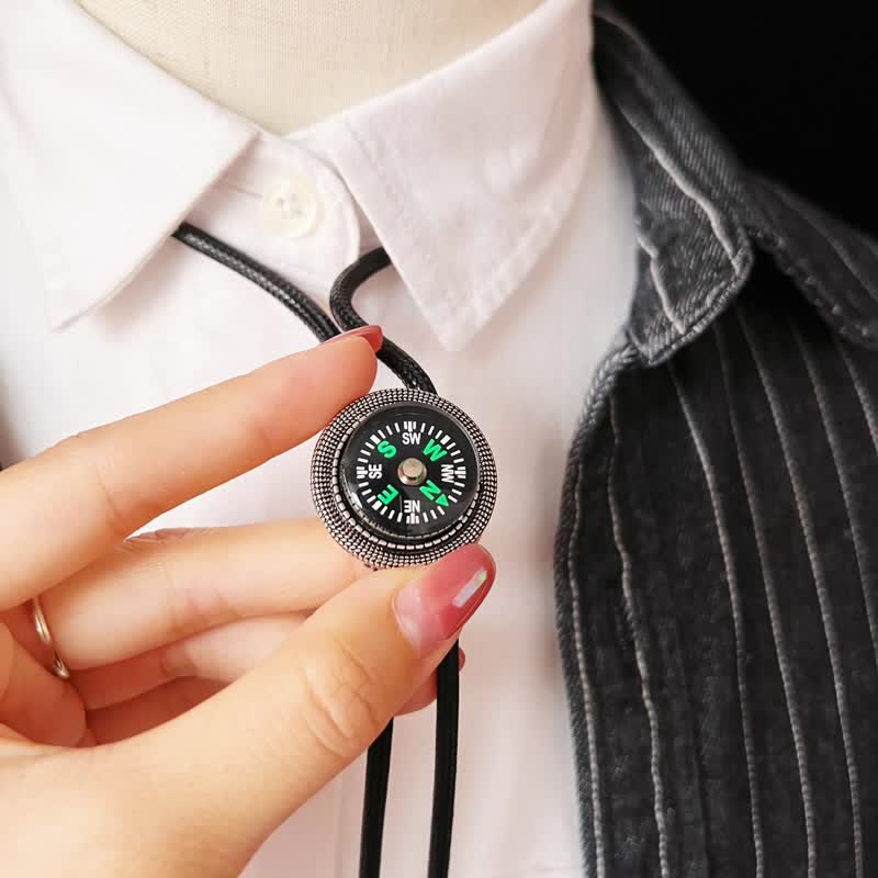 Fasion Compass Style Casual Accessory Bolo Tie - image 5