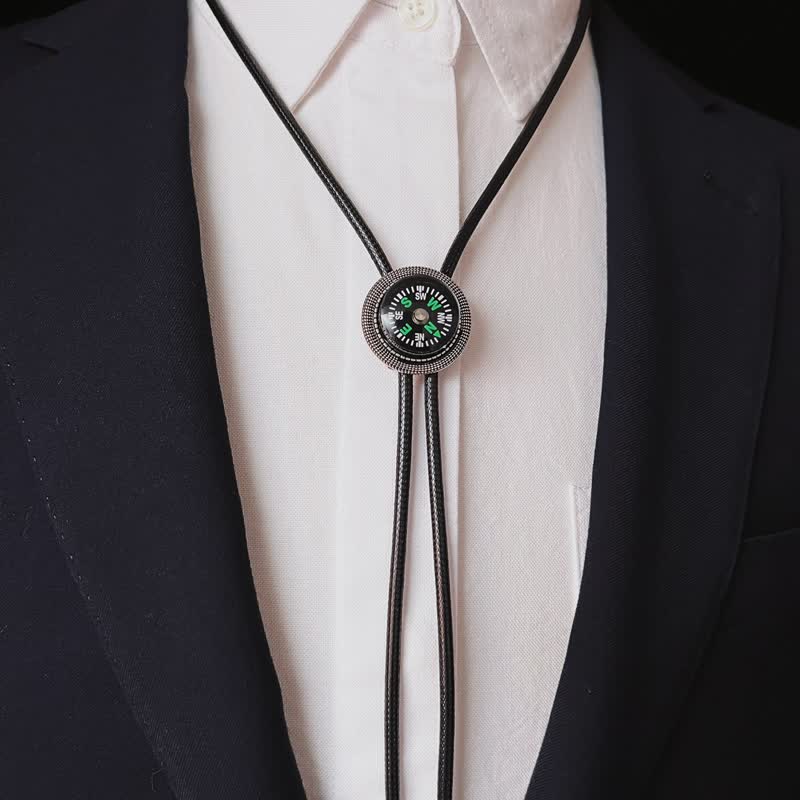 Fasion Compass Style Casual Accessory Bolo Tie - image 6