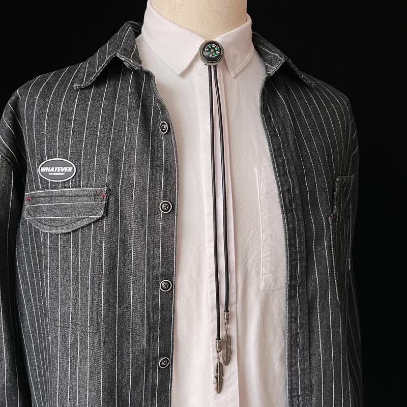 Fasion Compass Style Casual Accessory Bolo Tie - image 7