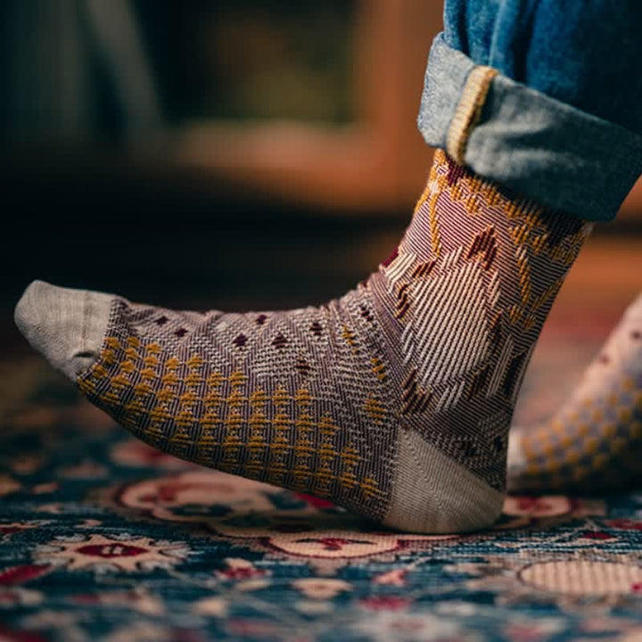 Men's Unique Novelty Fashion Cotton Crew Socks - image 4
