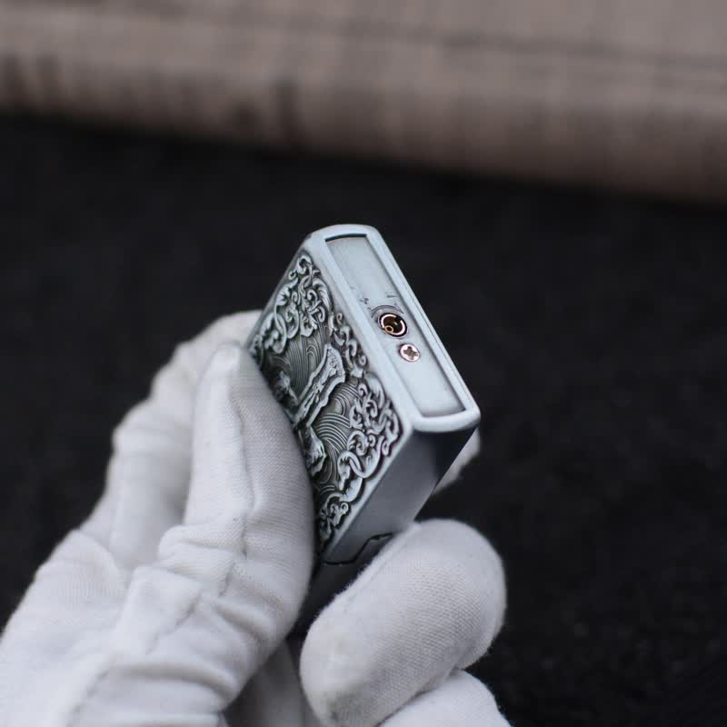 The Holy Bible Cross Grinding Wheel Refillable Butane Lighter - image 5