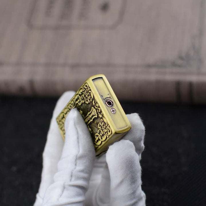 The Holy Bible Cross Grinding Wheel Refillable Butane Lighter - image 13
