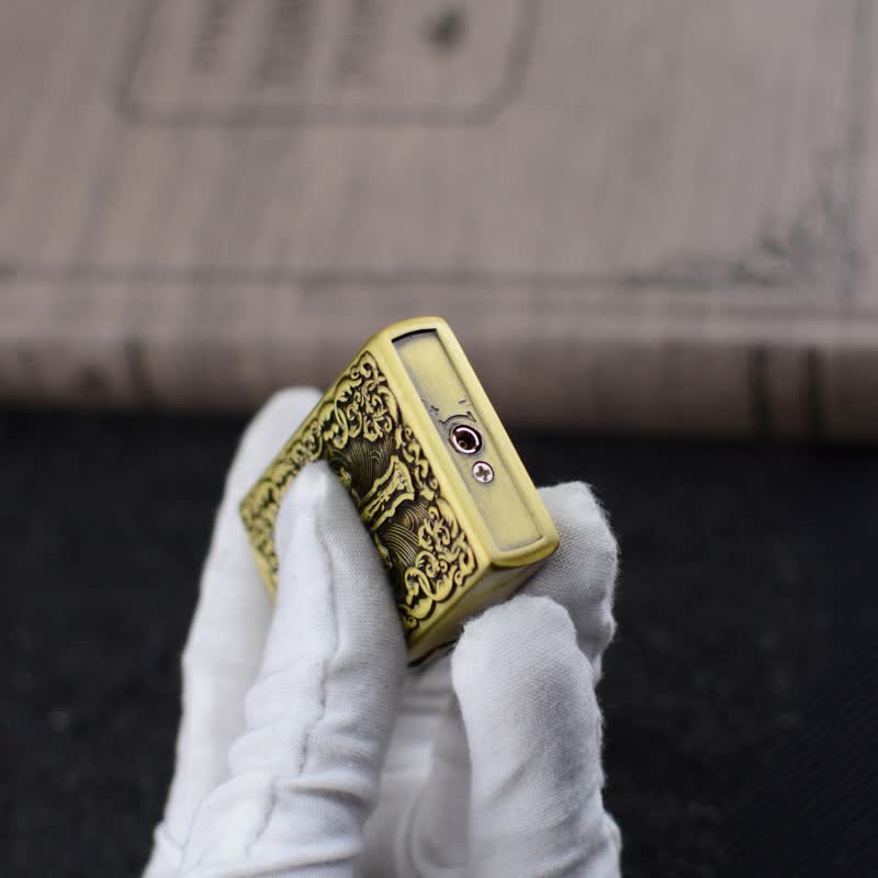The Holy Bible Cross Grinding Wheel Refillable Butane Lighter - image 13