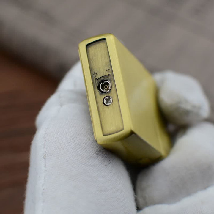 Lucky Poker Grinding Wheel Refillable Butane Lighter - image 7