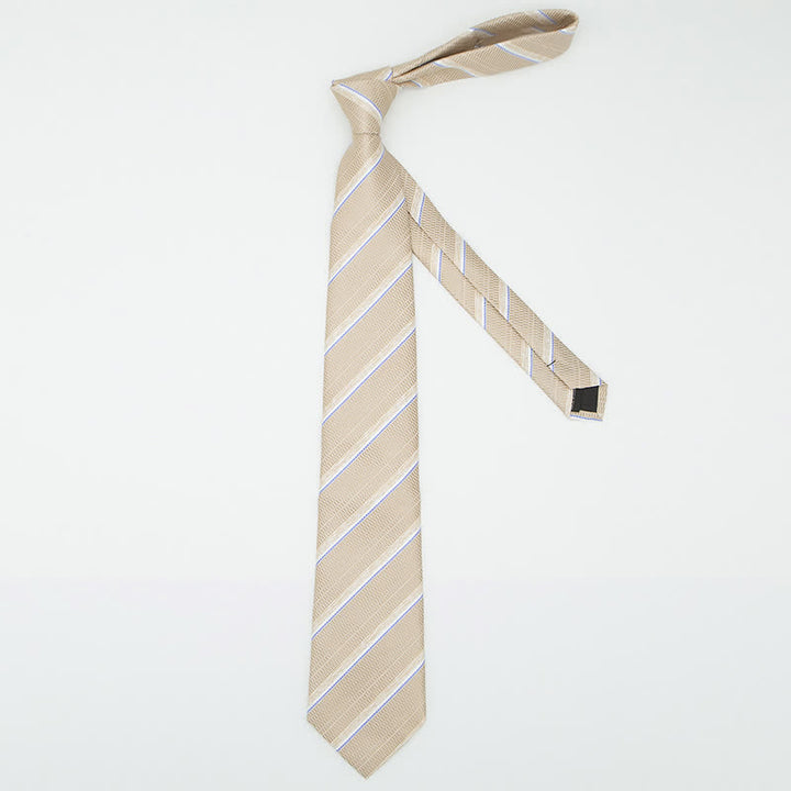 3Pcs Men's Casual Striped Office Accessory Necktie Set - image 13
