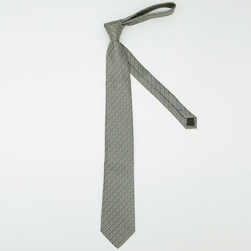 3Pcs Men's Gentlement Checked Plaid Necktie Set - image 18