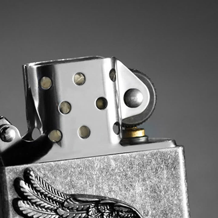 Flying Angel Wings Refillable Kerosene Lighter - image 6