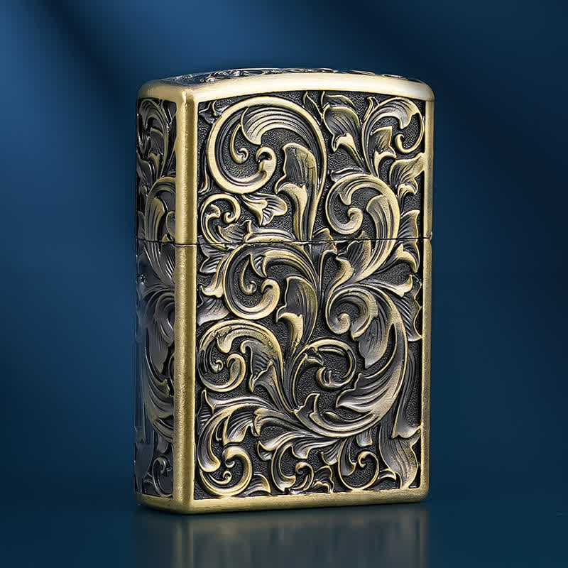 Portable Rose Flowers Refillable Kerosene Lighter - image 3