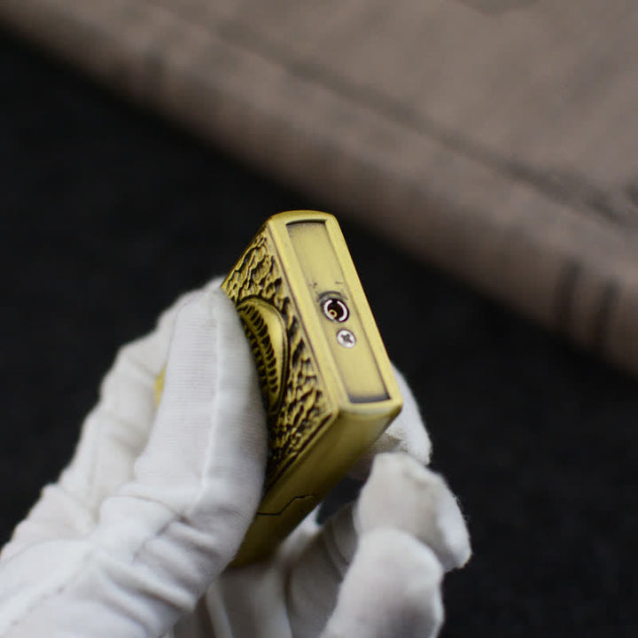 Large Skull Head Design Refillable Butane Lighter - image 8