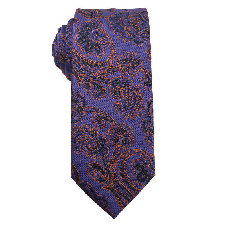 Men's Retro Purple Series Evening Dress Accessories Necktie - Style #7 - image 8