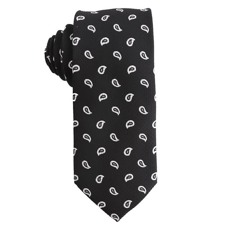 Men's Black & White Series Evening Dress Accessories Necktie - Style #7 - image 8