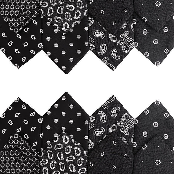 Men's Black & White Series Evening Dress Accessories Necktie - image 0