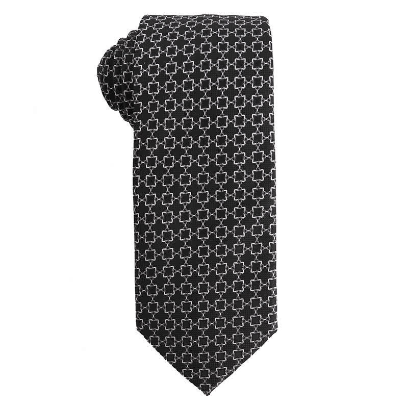 Men's Black & White Series Evening Dress Accessories Necktie - Style #8 - image 9
