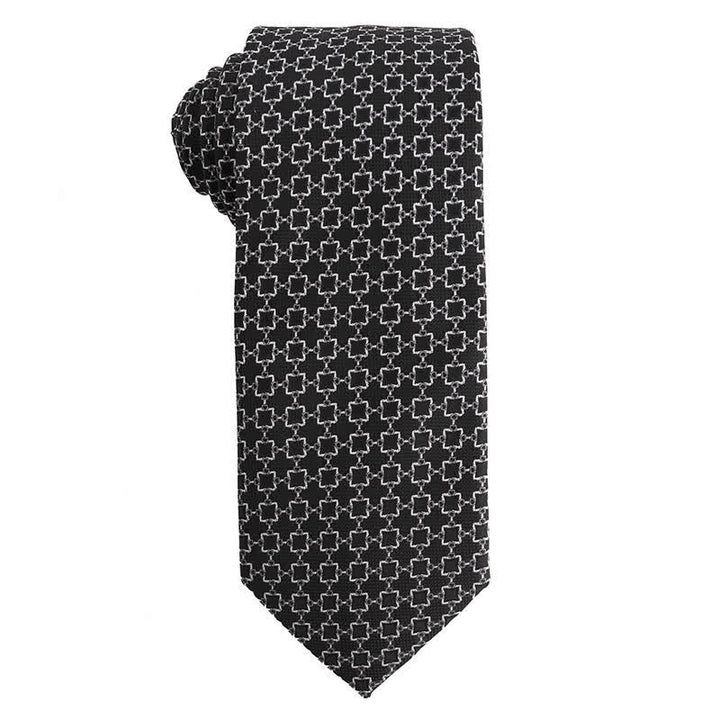 Men's Black & White Series Evening Dress Accessories Necktie - Style #8 - image 9
