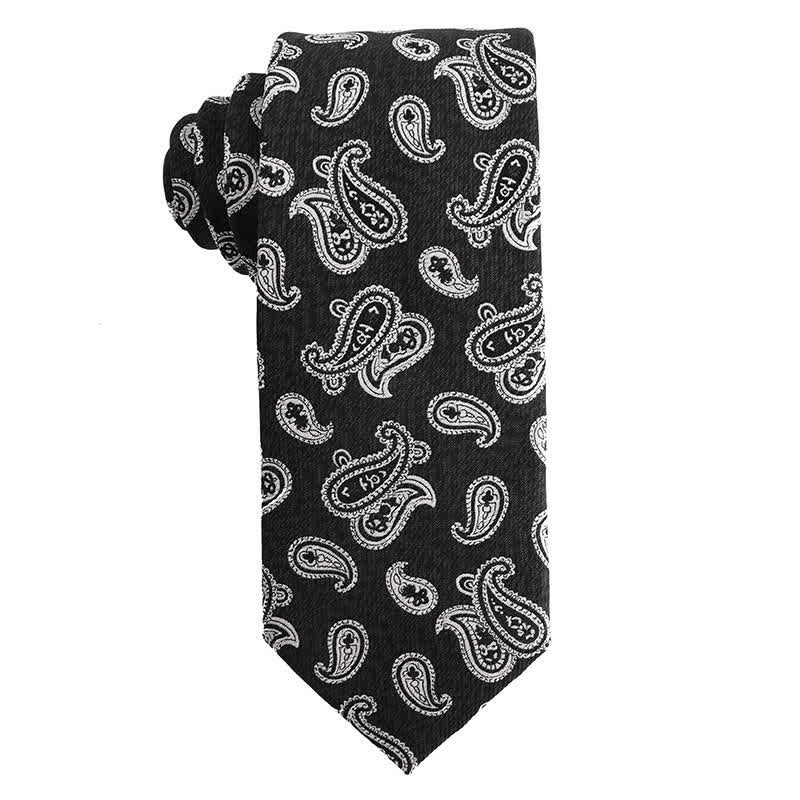Men's Black & White Series Evening Dress Accessories Necktie - Style #4 - image 5