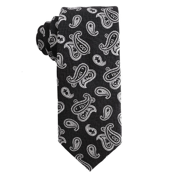 Men's Black & White Series Evening Dress Accessories Necktie - Style #4 - image 5