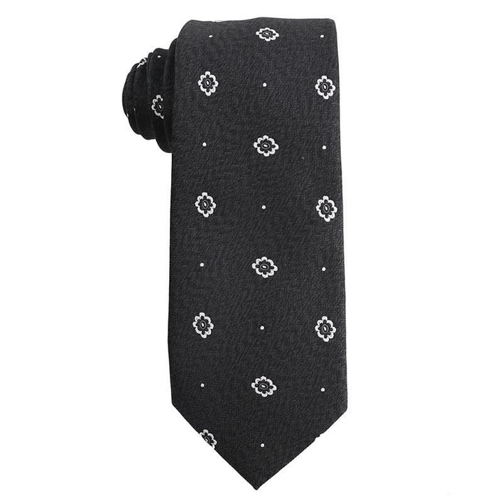 Men's Black & White Series Evening Dress Accessories Necktie - Style #2 - image 3