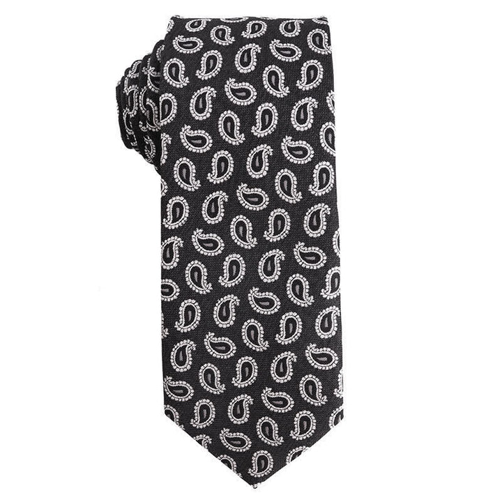 Men's Black & White Series Evening Dress Accessories Necktie - Style #3 - image 4