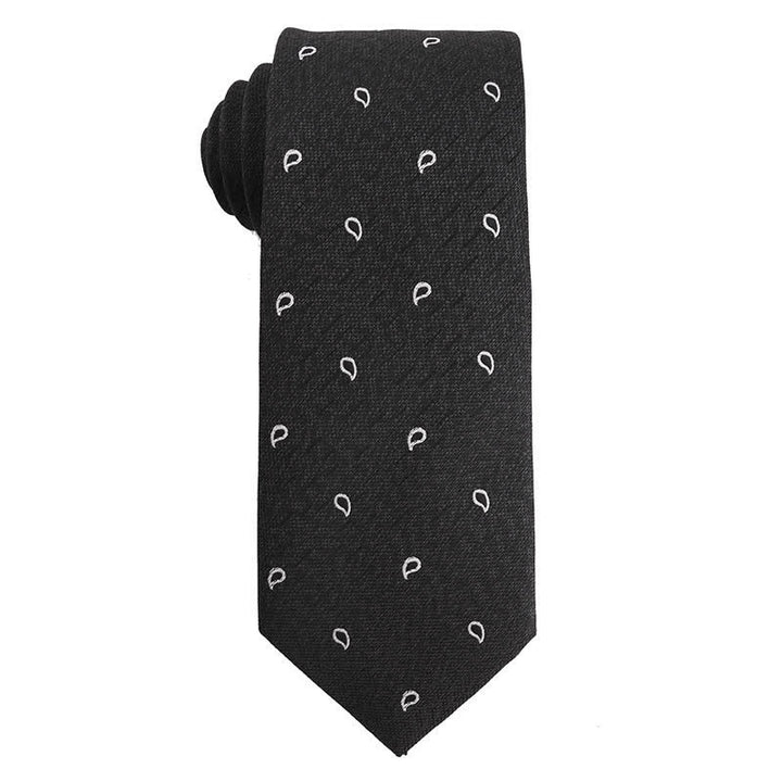 Men's Black & White Series Evening Dress Accessories Necktie - Style #6 - image 7