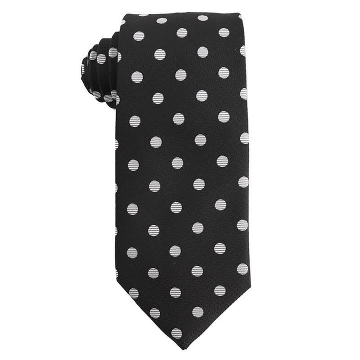 Men's Black & White Series Evening Dress Accessories Necktie - Style #1 - image 2