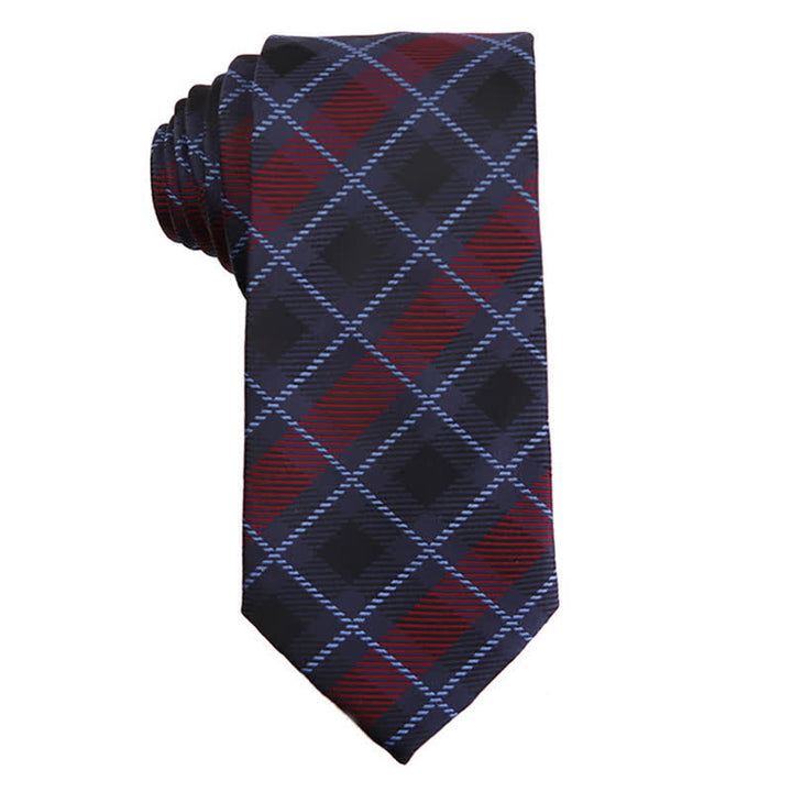 Men's Dark Red Series Paisley Evening Dress Accessories Necktie - Style #7 - image 8
