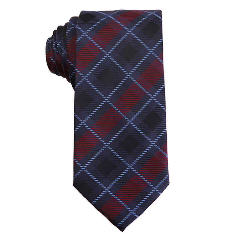 Men's Dark Red Series Paisley Evening Dress Accessories Necktie - Style #7 - image 8