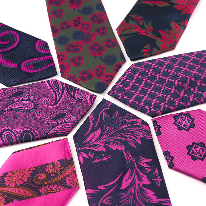Men's Bright Purple Series Evening Dress Accessories Necktie - image 1
