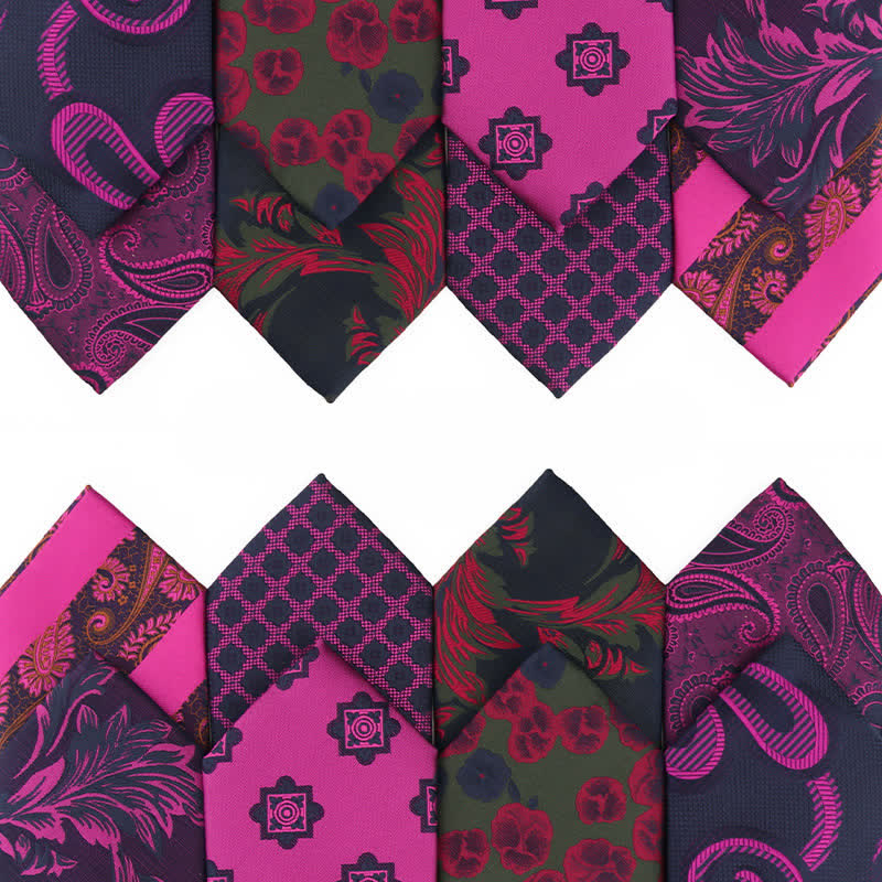 Men's Bright Purple Series Evening Dress Accessories Necktie - image 0