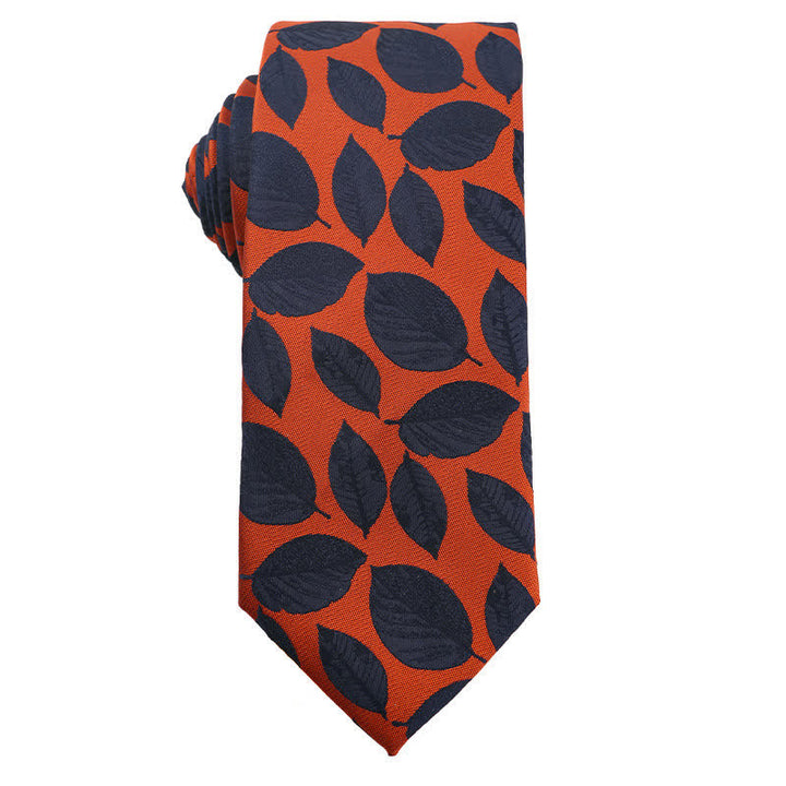 Men's Summer Orange Series Evening Dress Accessories Necktie - Style #4 - image 5