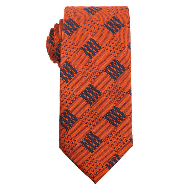 Men's Summer Orange Series Evening Dress Accessories Necktie - Style #5 - image 6
