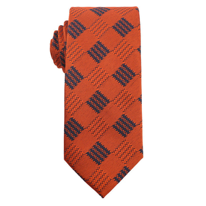 Men's Summer Orange Series Evening Dress Accessories Necktie - Style #5 - image 6