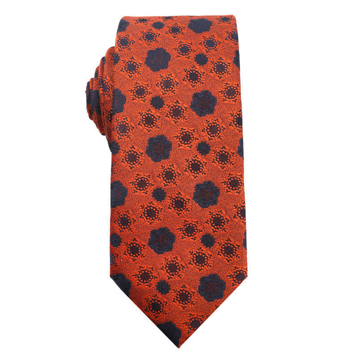 Men's Summer Orange Series Evening Dress Accessories Necktie - Style #7 - image 8